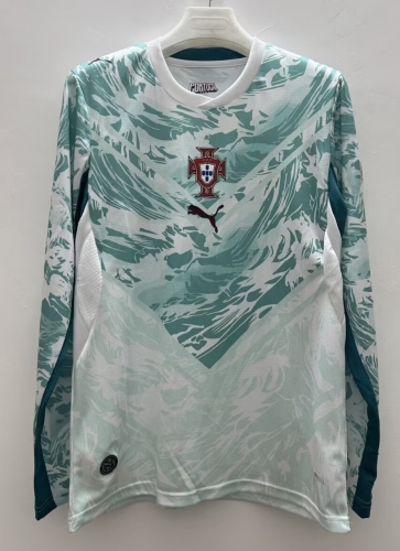 2026 Portugal Away Long Sleeve Soccer Jersey